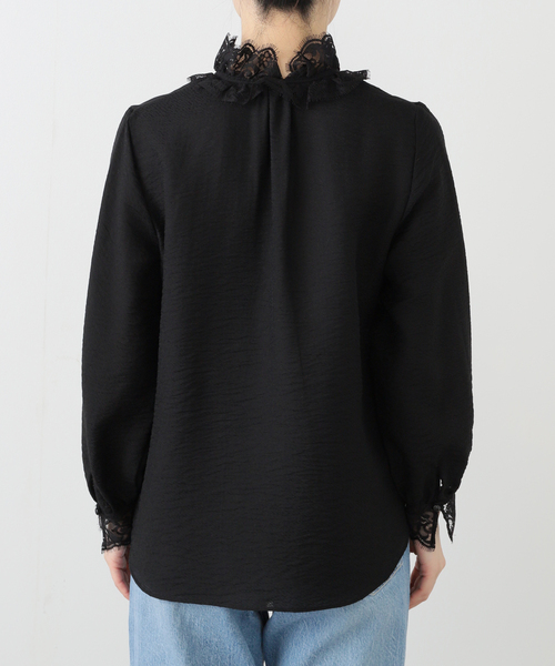 La TOTALITE（ラ トータリテ） ブラウス シャツ 「洗える」レース