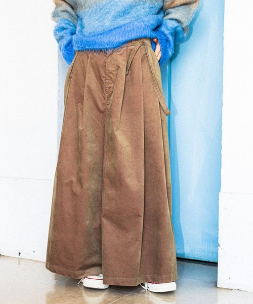 niko and…（ニコアンド） オーバーオール LARGE ブラウン レディース