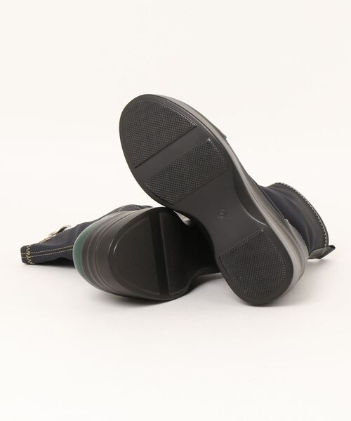 「YOSUKE」 ショートブーツ LL ブラック レディース_画像3