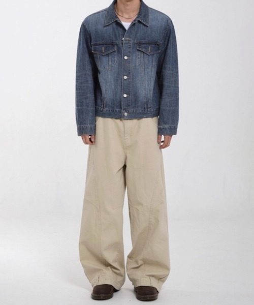 nowos デニムジャケット　Mサイズ NOWOS ノーウォスデニムジャケットMサイズ