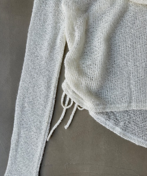 「SHAGGIE」 長袖ニット FREE ブラック レディース_画像9