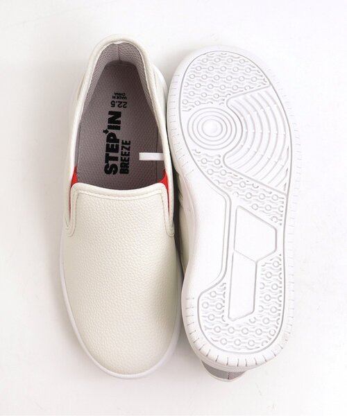 「BREEZE」 スリッポン 22.5 ブラック レディース_画像6