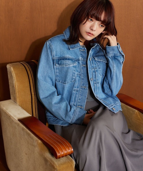 mysty woman（ミスティウーマン） デニムジャケット gジャン KUROKI