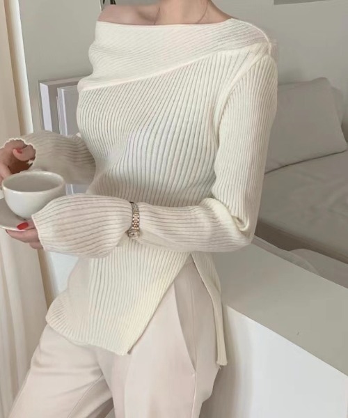 「emi+」 長袖ニット FREE ブラック レディース_画像4