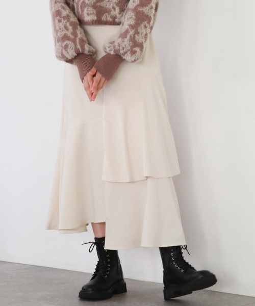 「archives」 スカート MEDIUM アイボリー レディース_画像7