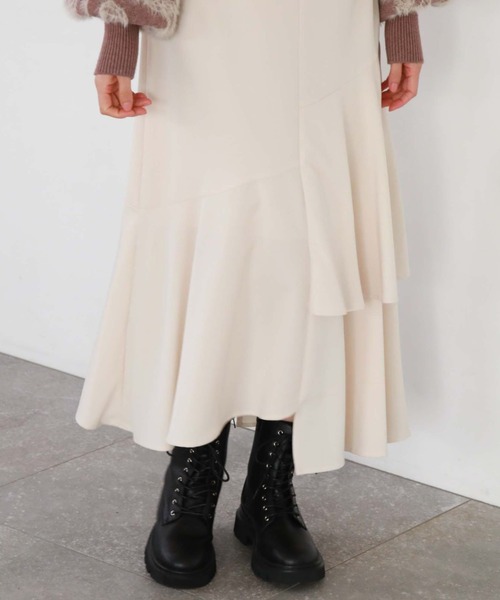「archives」 スカート MEDIUM アイボリー レディース_画像8