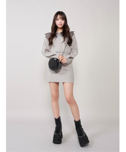 Darich（ダーリッチ） ニットワンピース FREE グレー レディース