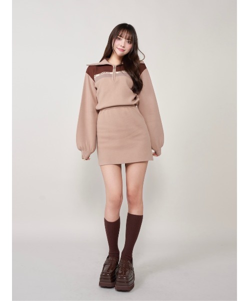 Darich（ダーリッチ） ニットワンピース FREE グレー レディース