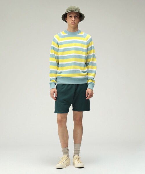 セーター ニット Crew Light Multi Stripe メンズ_3