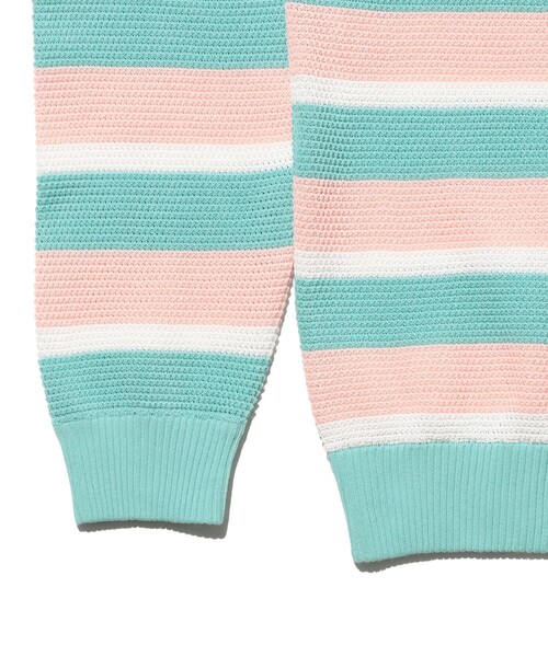 セーター ニット Crew Light Multi Stripe メンズ_8