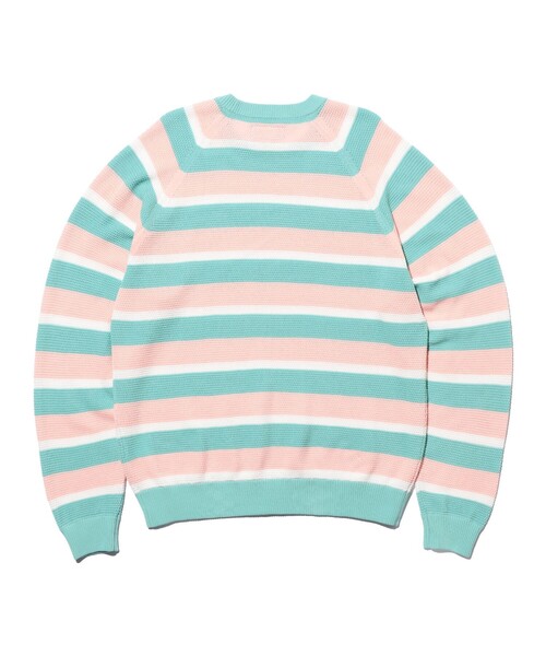セーター ニット Crew Light Multi Stripe メンズ_9