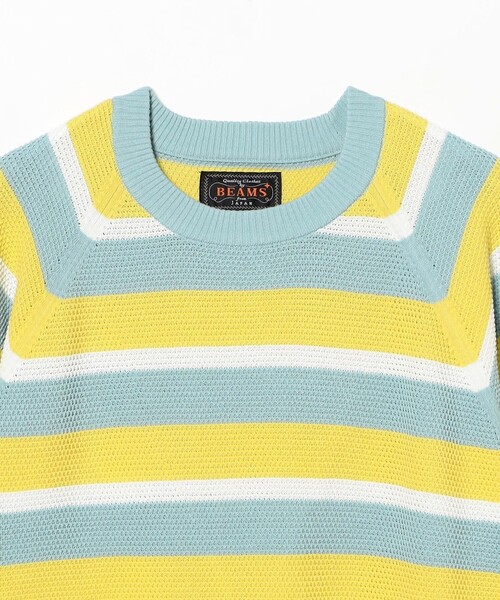 セーター ニット Crew Light Multi Stripe メンズ_12