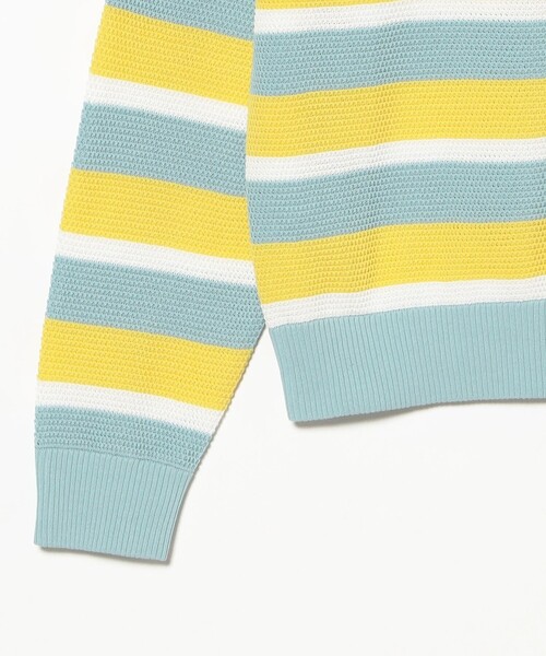 セーター ニット Crew Light Multi Stripe メンズ_13