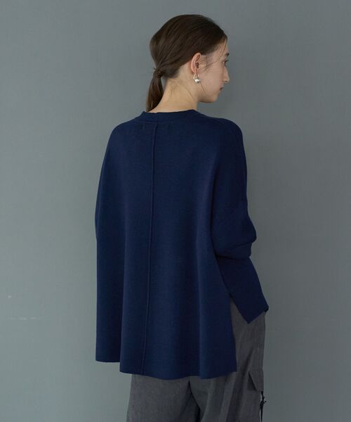 「YECCA VECCA」 長袖ニット FREE ネイビー レディース_画像7