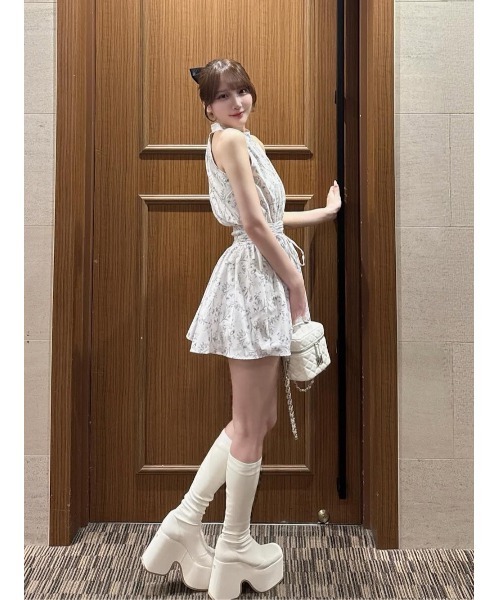 Darich（ダーリッチ） ブーツ ウルトラストレッチウェッジロングブーツ