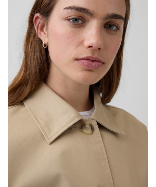 GAP（ギャップ） コート アウター オーバーサイズ クロップド トレンチ