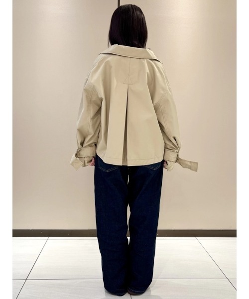 GAP（ギャップ） コート アウター オーバーサイズ クロップド トレンチ