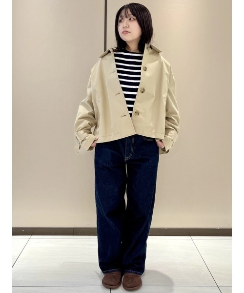 GAP（ギャップ） コート アウター オーバーサイズ クロップド トレンチ