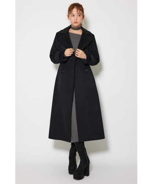 rienda（リエンダ） チェスターコート SMALL ブラック レディース