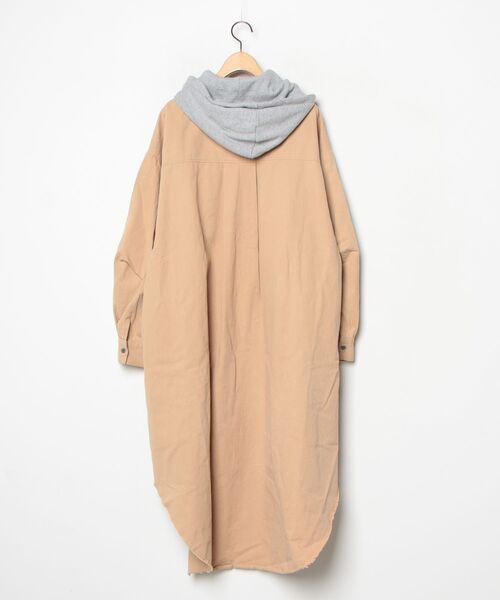 「loaf」 シャツワンピース ONE SIZE ベージュ レディース_画像2