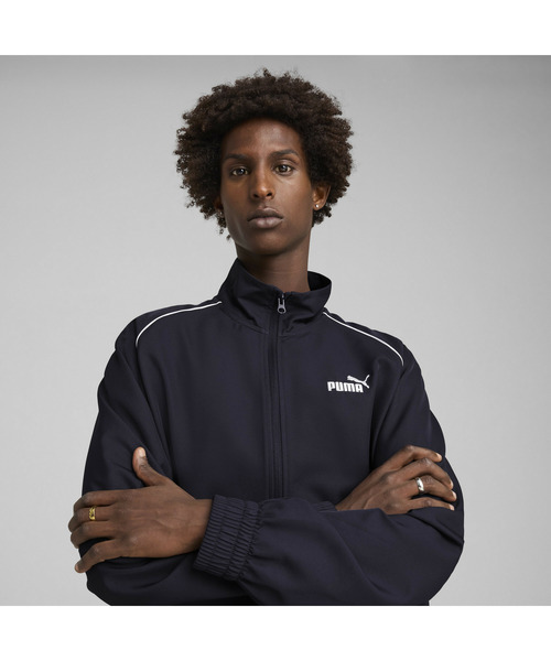 Y2K PUMA ベロア セットアップ 上下 メンズ グレー トラックジャケット ◇ベロア トラックジャケット 【セットアップ可能】◇[品番