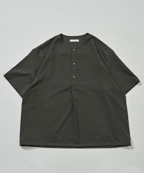 「FREAK'S STORE」 半袖シャツ MEDIUM オフホワイト メンズ_画像2