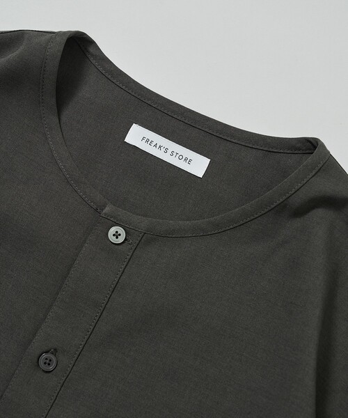 「FREAK'S STORE」 半袖シャツ MEDIUM オフホワイト メンズ_画像3