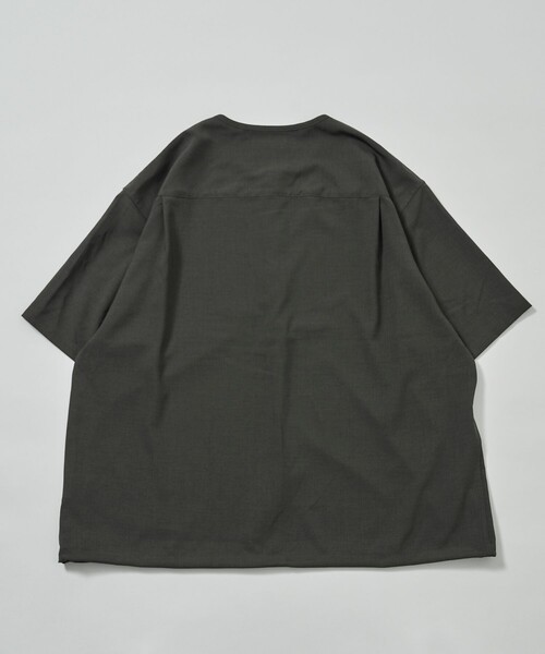 「FREAK'S STORE」 半袖シャツ MEDIUM オフホワイト メンズ_画像8