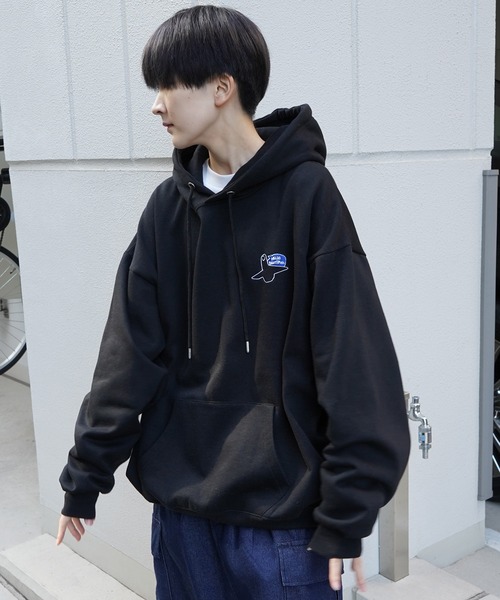 「Mark Gonzales」 プルオーバーパーカー L ホワイト系その他4 メンズ_画像9