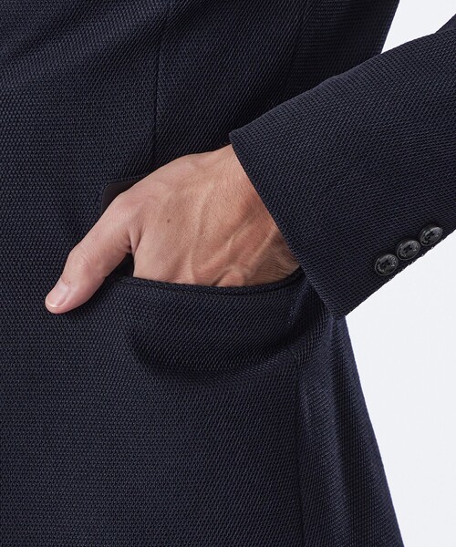 「EPOCA UOMO」 テーラードジャケット 48 ダークネイビー メンズ_画像8