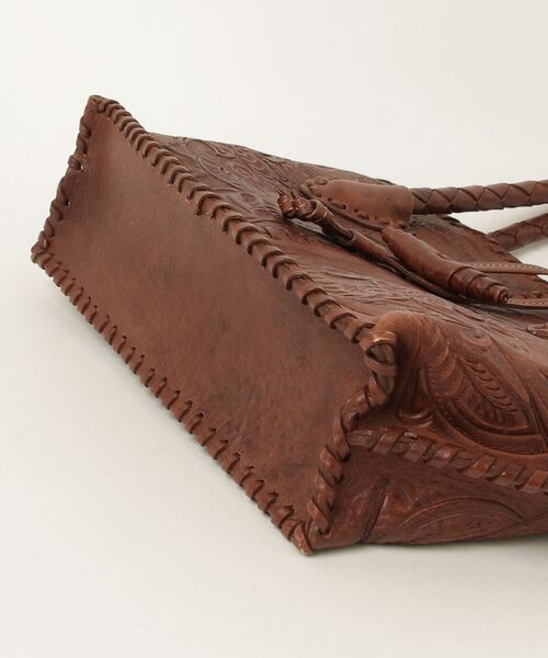 「CARVING TRIBES」 トートバッグ - ブラウン レディース_画像3