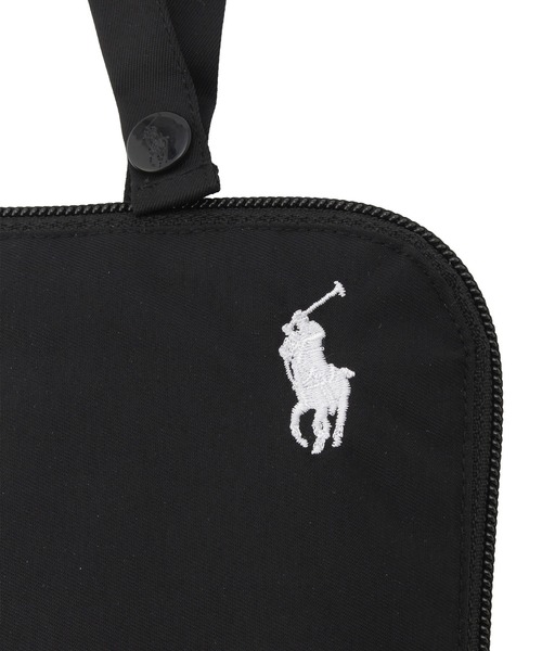 新品 POLO RALPH LAUREN 傘袋付き ポニー刺繍 晴雨兼用 POLO RALPH LAUREN（ポロ・ラルフローレン） 折りたたみ傘 たためる傘