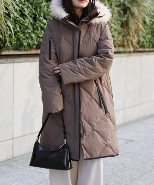 ap retro ダウンコート ダウンジャケット 「premium」 フードファー