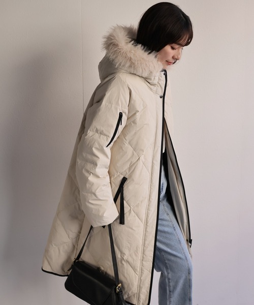 ap retro ダウンコート ダウンジャケット 「premium」 フードファー