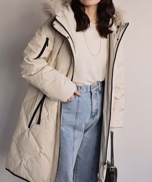 ap retro ダウンコート ダウンジャケット 「premium」 フードファー