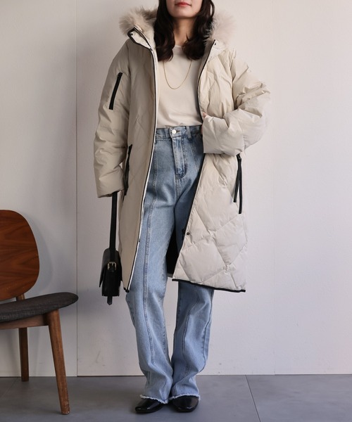 ap retro ダウンコート ダウンジャケット 「premium」 フードファー