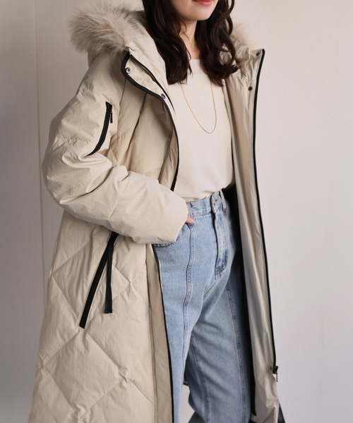 ap retro ダウンコート ダウンジャケット 「premium」 フードファー