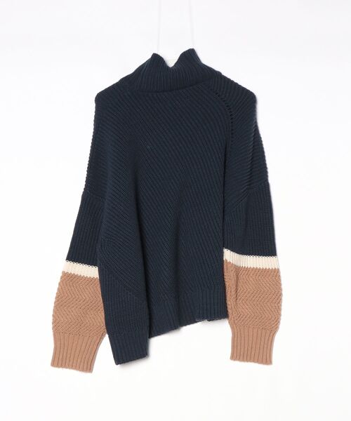 「Yasutoshi Ezumi」 長袖ニット - ネイビー レディース_画像2