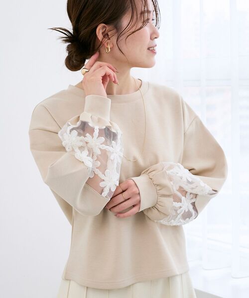 le.coeur blanc（ルクールブラン） トレーナー スウェット 「WEB限定