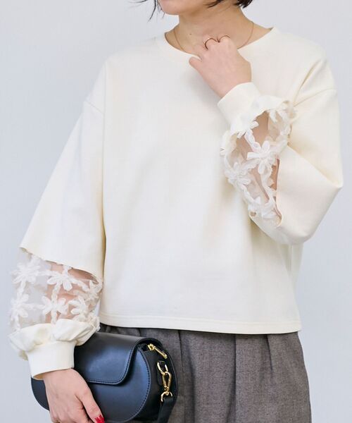le.coeur blanc（ルクールブラン） トレーナー スウェット 「WEB限定