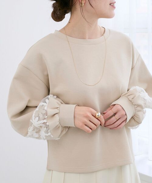le.coeur blanc（ルクールブラン） トレーナー スウェット 「WEB限定