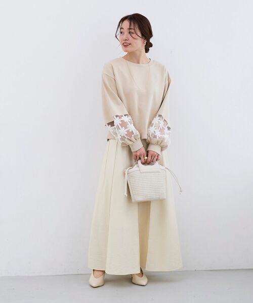 ルクールブラン スウェット 新品 le.coeur blanc（ルクールブラン） トレーナー スウェット 「WEB限定