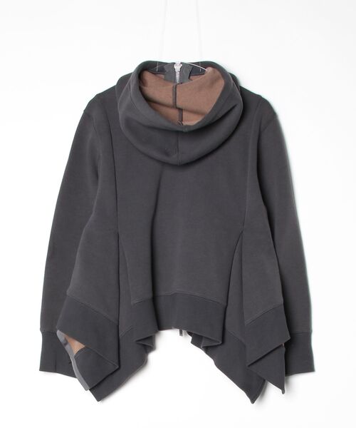 sacai（サカイ） ジップアップパーカー 2 グレー レディース