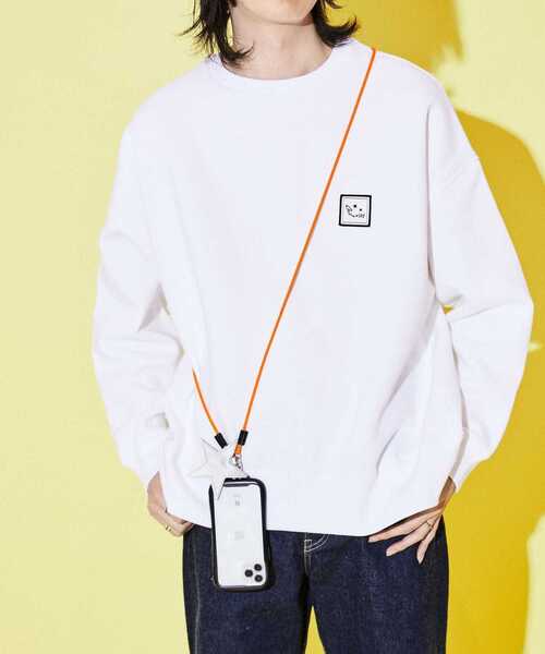 「CONVERSE TOKYO」 スウェットカットソー LARGE ネイビー メンズ_画像2