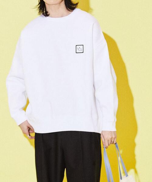 「CONVERSE TOKYO」 スウェットカットソー LARGE ネイビー メンズ_画像3