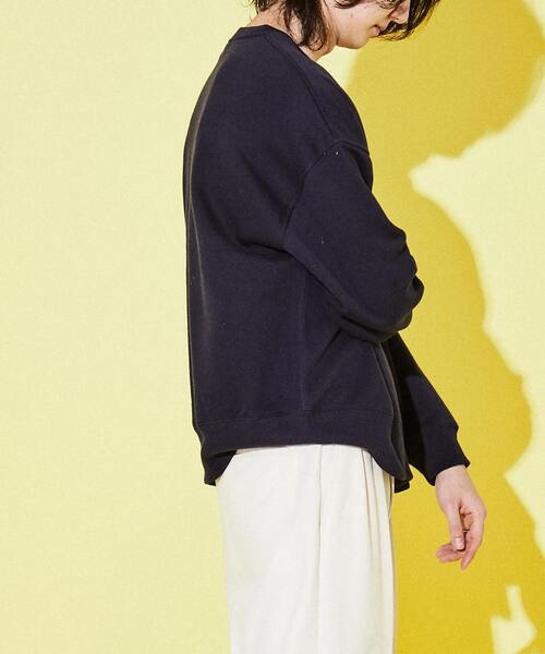 「CONVERSE TOKYO」 スウェットカットソー LARGE ネイビー メンズ_画像8