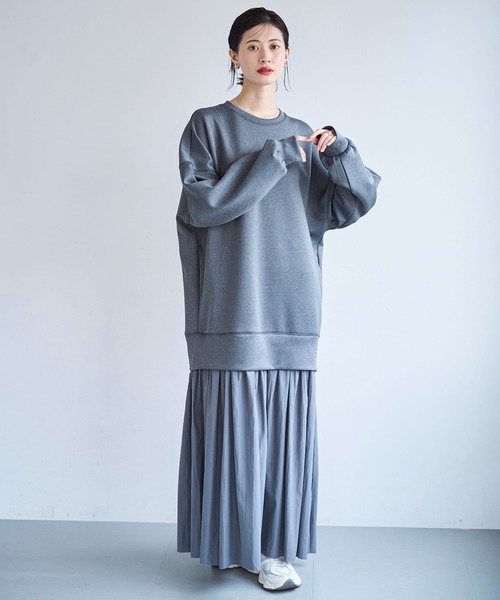 「meilmada」 ドッキングワンピース FREE ブラック レディース_画像3