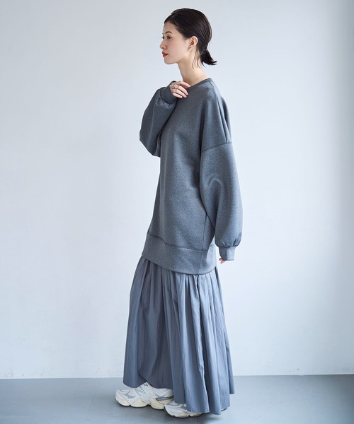 「meilmada」 ドッキングワンピース FREE ブラック レディース_画像4