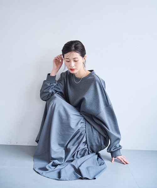 「meilmada」 ドッキングワンピース FREE ブラック レディース_画像7