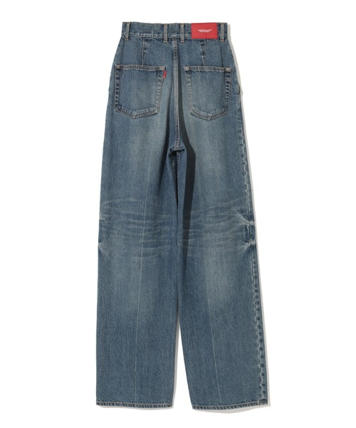 ワイドパンツ ジーンズ デニム デニムパンツ UC1F8505-2 レディースの画像